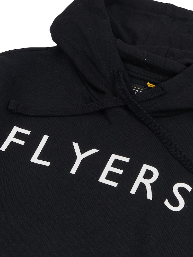 Flyers Classic Fit Mens Text Hoodie - Image 10 of 10