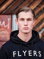 Flyers Classic Fit Mens Text Hoodie - Image 2 of 10