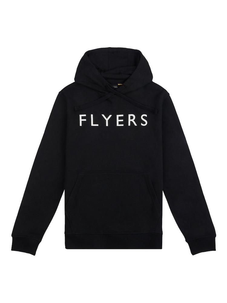 Flyers Classic Fit Mens Text Hoodie - Image 8 of 10