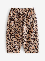 Animal Leopard Print Textured Barrel Leg Trousers (3mths-7yrs) - Image 6 of 8