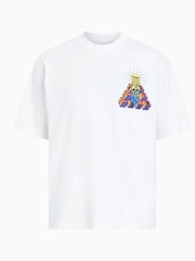 All Saints White Plateau Short Sleeve Crew Neck T-Shirt - Image 6 of 6