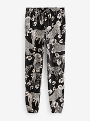 Black & White Tiger 100% Cotton Long Sleeve Pyjamas - Image 6 of 9