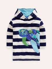 Boden Blue Turtle Appliqué Towelling Throw On - Image 2 of 4