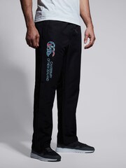 Canterbury Adult Mens Uglies Open Hem Stadium Black Joggers - Image 3 of 6