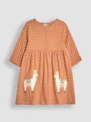 JoJo Maman Bébé Kleid mit Knopfleiste und Applikation - Bild 1 von 3
