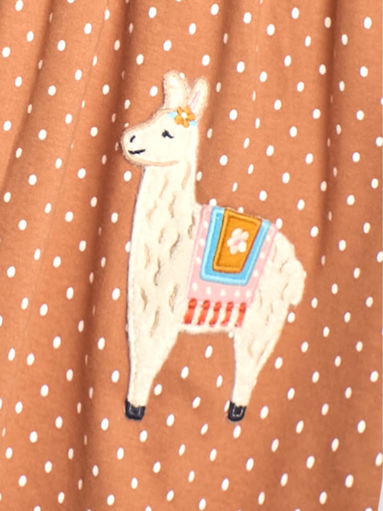 JoJo Maman Bébé Kleid mit Knopfleiste und Applikation - Bild 3 von 3
