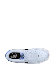 Nike Light Blue Air Force 1 Youth Trainers - Image 8 of 11