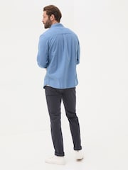 FatFace Light Blue Long Sleeve Tadlow Shirt - Image 3 of 6
