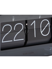Karlsson Black Boxed Flip Table Clock - Image 3 of 4