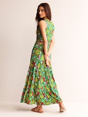 Boden Green Sylvia Jersey Maxi Tier Dress - Image 3 of 5