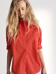 Red Oversized Shirt - Image 2 of 7