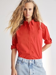 Red Oversized Shirt - Image 3 of 7