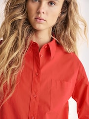 Red Oversized Shirt - Image 5 of 7