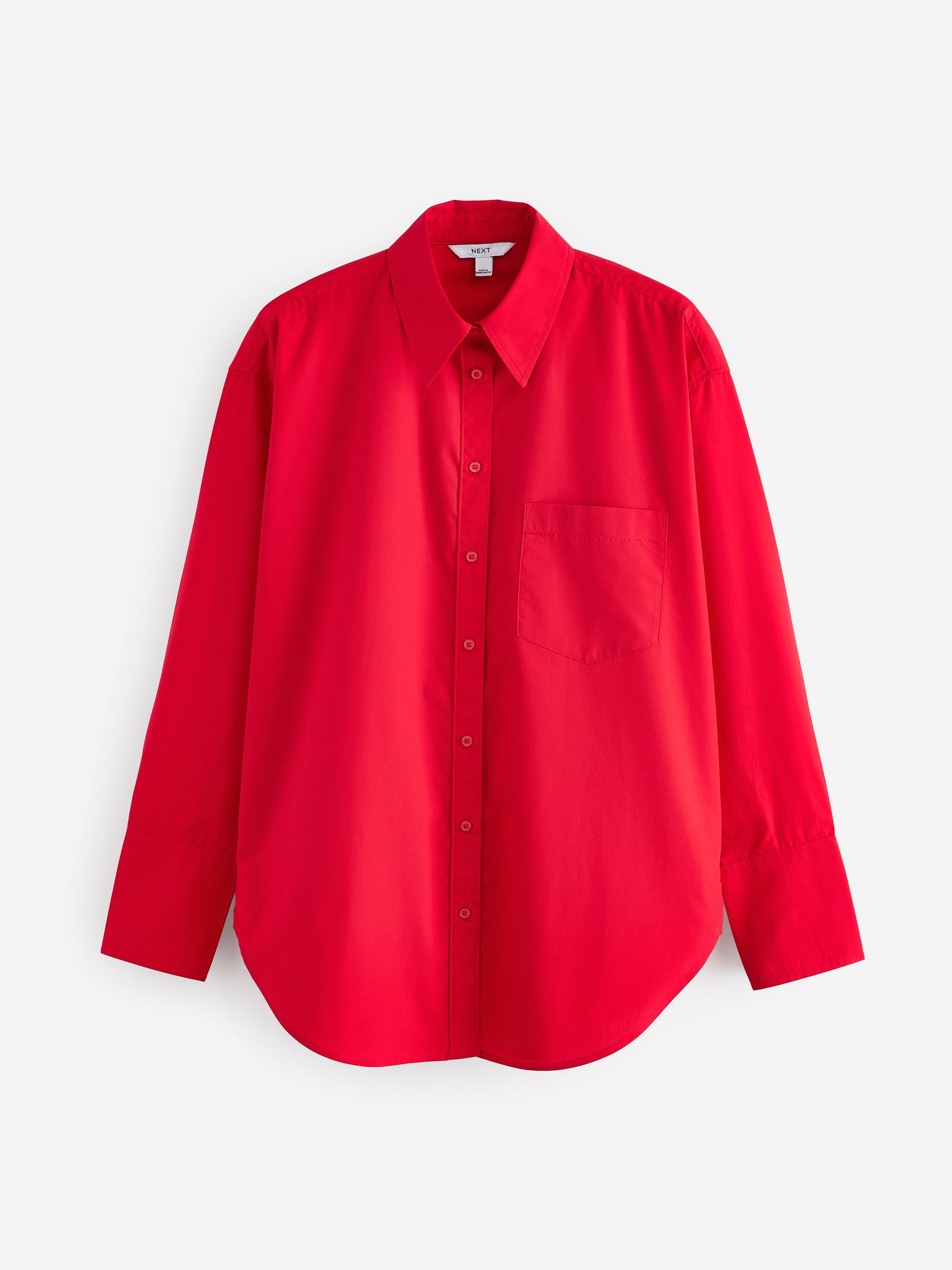 Plus size red button up shirt store