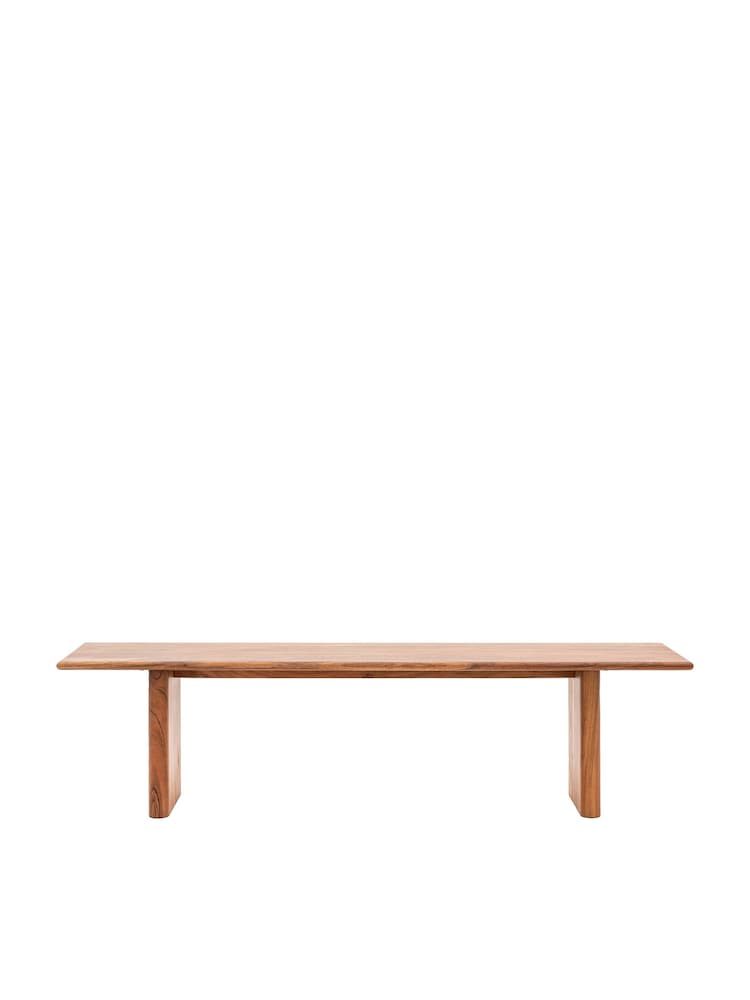 Gallery Home Natural Eddleston Dining Bench - Image 4 of 4 Gallery Home Natural Eddleston Dining Bench - Image 4 of 4