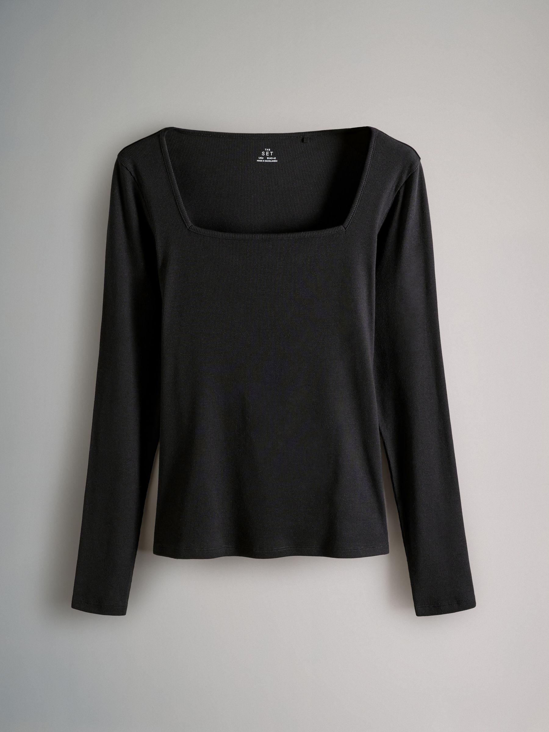 トップス NaturePattern SheerKnitted CrewNeckTop Buy The Set Black/Cream/Berry Red/Leopard Print 4 Pack Rib