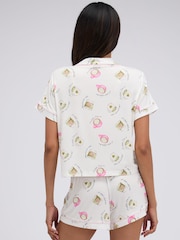 Boux Avenue White Matcha Modal Short Pyjamas Set - Image 2 of 6