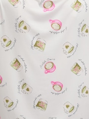 Boux Avenue White Matcha Modal Short Pyjamas Set - Image 6 of 6