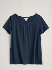 Seasalt Cornwall Blue Appletree T-Shirt - Image 1 of 4