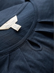 Seasalt Cornwall Blue Appletree T-Shirt - Image 3 of 4