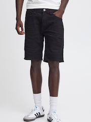 Blend Black Stretch Denim Shorts - Image 1 of 5