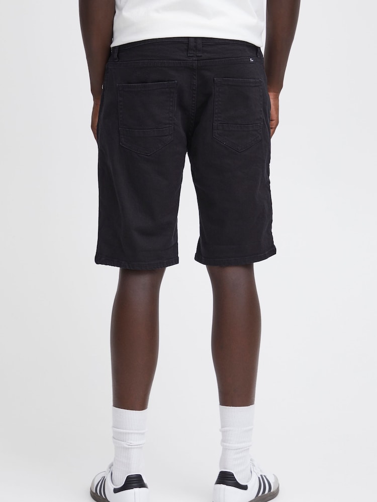 Blend Black Stretch Denim Shorts - Image 2 of 5