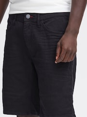 Blend Black Stretch Denim Shorts - Image 4 of 5