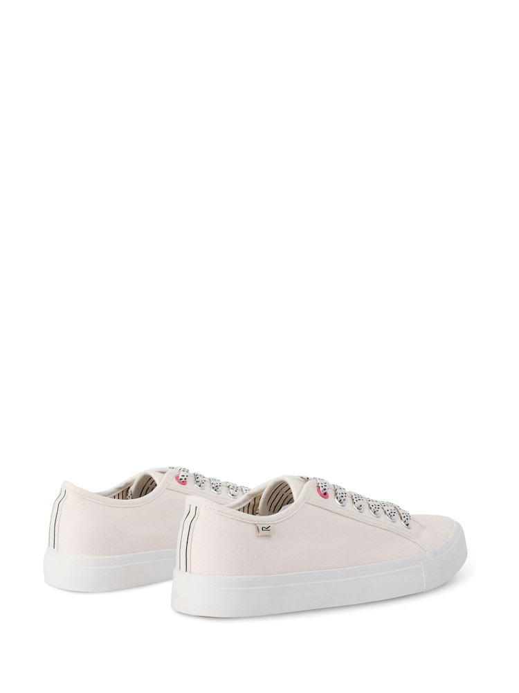 Regatta Cream Lady Marine Pump Canvas Trainers - Image 2 of 6