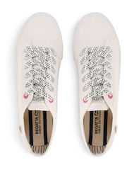 Regatta Cream Lady Marine Pump Canvas Trainers - Image 3 of 6
