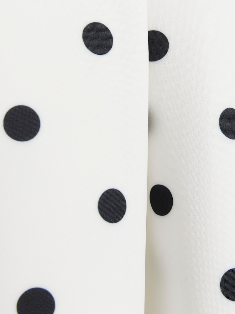 River Island White Girls Polka Dot Dress - Image 3 of 3