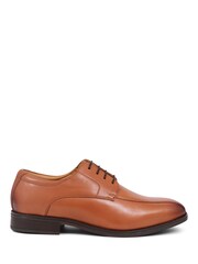 Pavers Light Brown Pavers Smart Leather Lace-Up Black Shoes - Image 1 of 5
