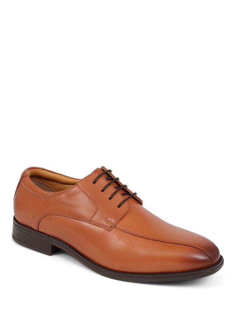 Pavers Light Brown Pavers Smart Leather Lace-Up Black Shoes - Image 2 of 5
