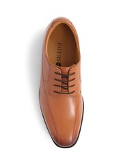 Pavers Light Brown Pavers Smart Leather Lace-Up Black Shoes - Image 4 of 5