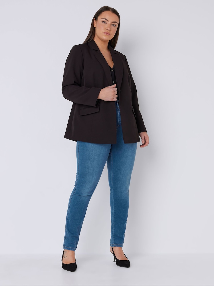 Evans Curve High Waisted Skinny Jeans - Image 2 of 5
