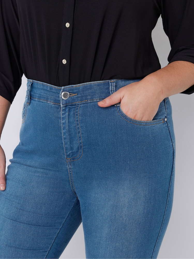 Evans Curve High Waisted Skinny Jeans - Image 5 of 5