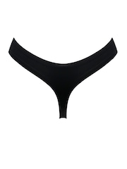 Schwarz - Pour Moi Effortless No VPL Invisible Thong - Bild 4 von 4