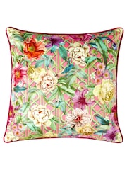 Joe Browns Gold Peacock Plumage Reversible Cushion - Image 3 of 6