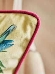 Joe Browns Gold Peacock Plumage Reversible Cushion - Image 5 of 6
