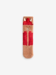 Hamish The Highland Cow Christmas Cosy Socks In Box - Image 3 of 4