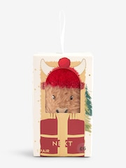 Hamish The Highland Cow Christmas Cosy Socks In Box - Image 4 of 4
