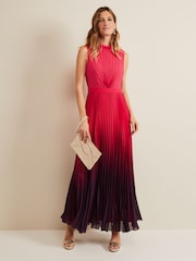 Phase Eight Black/Red Daniella Ombre Maxi Dress - Image 1 of 7