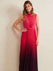 Phase Eight Black/Red Daniella Ombre Maxi Dress - Image 3 of 7