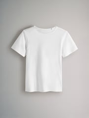 The Set White/Black Short Sleeve 5 Pack Fitted Crew Neck T-Shirts - Image 2 of 5