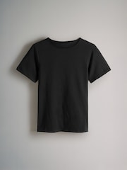 The Set White/Black Short Sleeve 5 Pack Fitted Crew Neck T-Shirts - Image 3 of 5