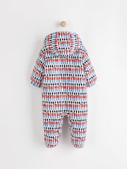 Cath Kidston Blue Solider Baby Corduroy All-In-One Pramsuit - Image 2 of 5