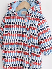Cath Kidston Blue Solider Baby Corduroy All-In-One Pramsuit - Image 3 of 5
