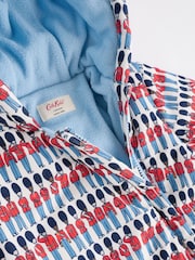 Cath Kidston Blue Solider Baby Corduroy All-In-One Pramsuit - Image 4 of 5