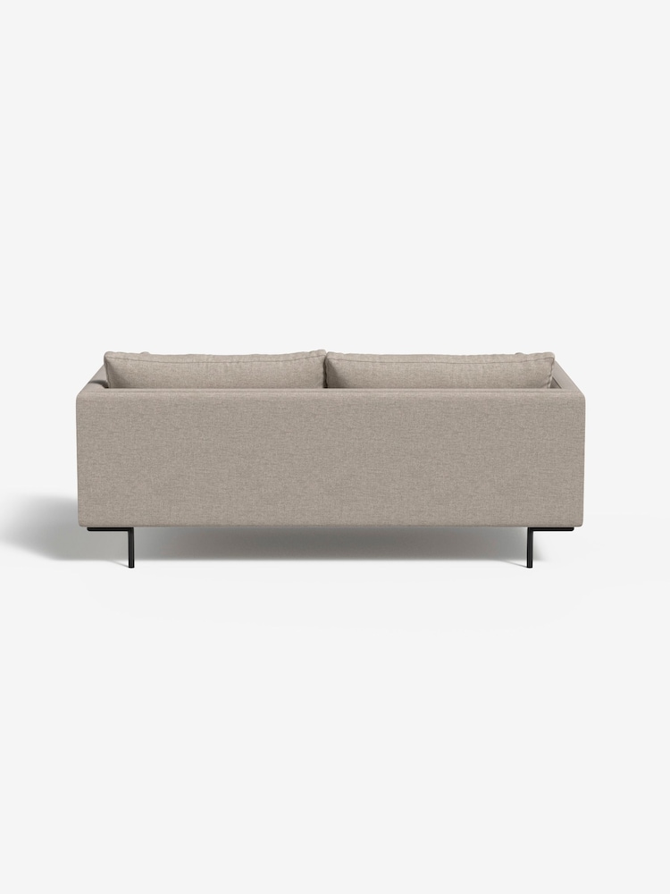 MADE.COM Textured Weave Natural Harlow 2 Seater Sofa - Image 2 of 3