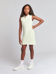 فستان بولو للبنات بلا أكمام ومخطط من U.S. Polo Assn. - Image 2 of 7