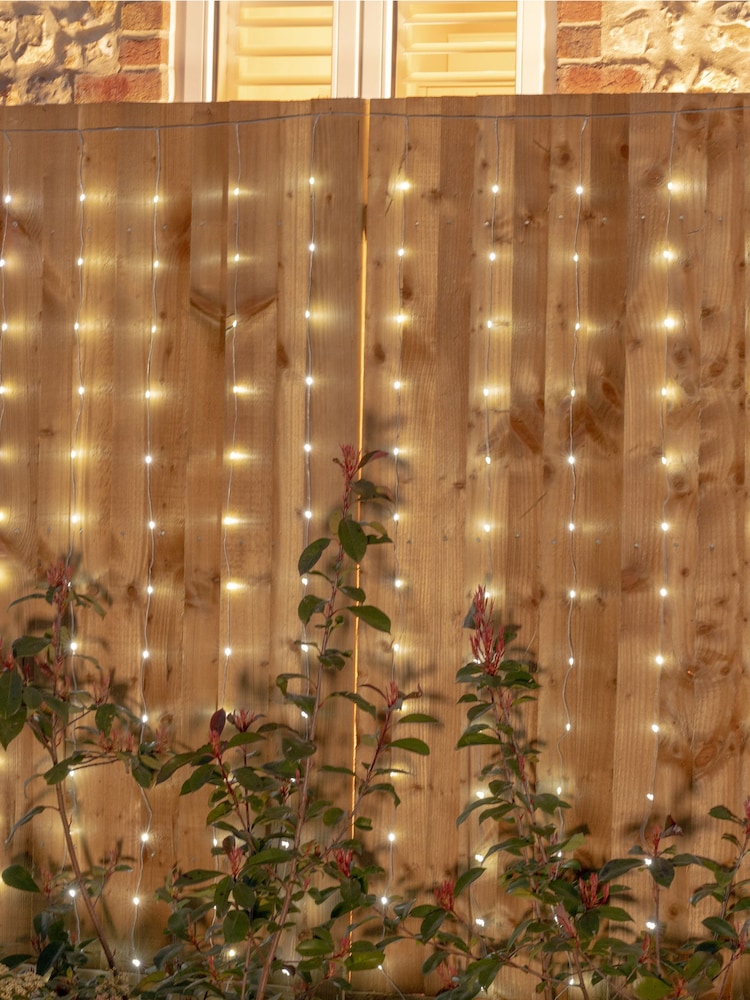 SolarCentre White Lumify Dual Outdoor USB Curtain Light - Image 2 of 2